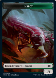 Insect // Squirrel Double-Sided Token [Modern Horizons 2 Tokens] Magic: The Gathering