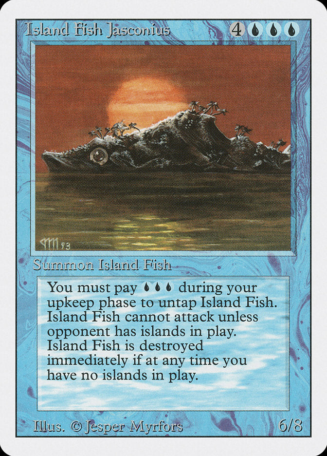 Island Fish Jasconius [Revised Edition] Magic: The Gathering