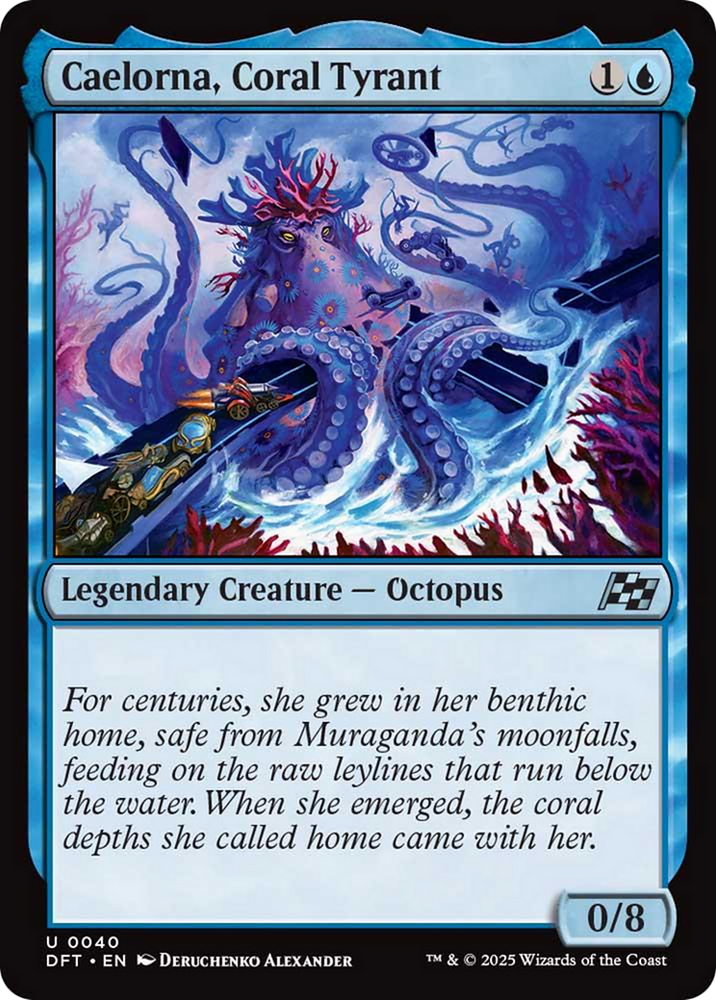 Caelorna, Coral Tyrant [Aetherdrift] Magic: The Gathering