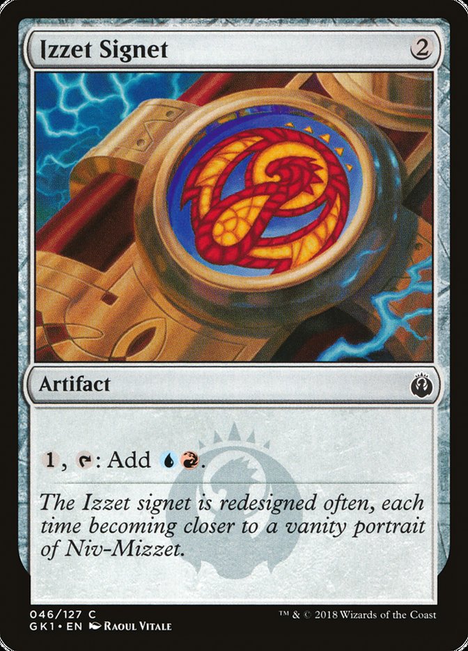 Izzet Signet [Guilds of Ravnica Guild Kit] Magic: The Gathering