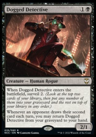 Dogged Detective (Promo Pack) [Streets of New Capenna Commander Promos] Magic: The Gathering