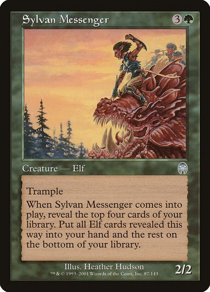 Sylvan Messenger [Apocalypse] Magic: The Gathering