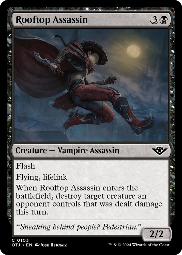 Rooftop Assassin [Outlaws of Thunder Junction] Magic: The Gathering