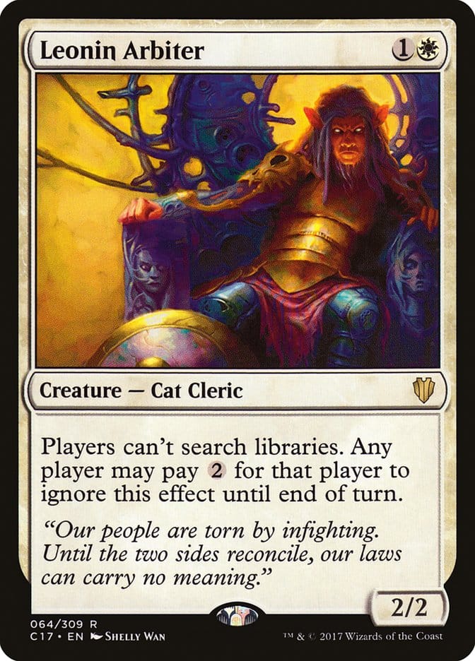 Leonin Arbiter [Commander 2017] Magic: The Gathering