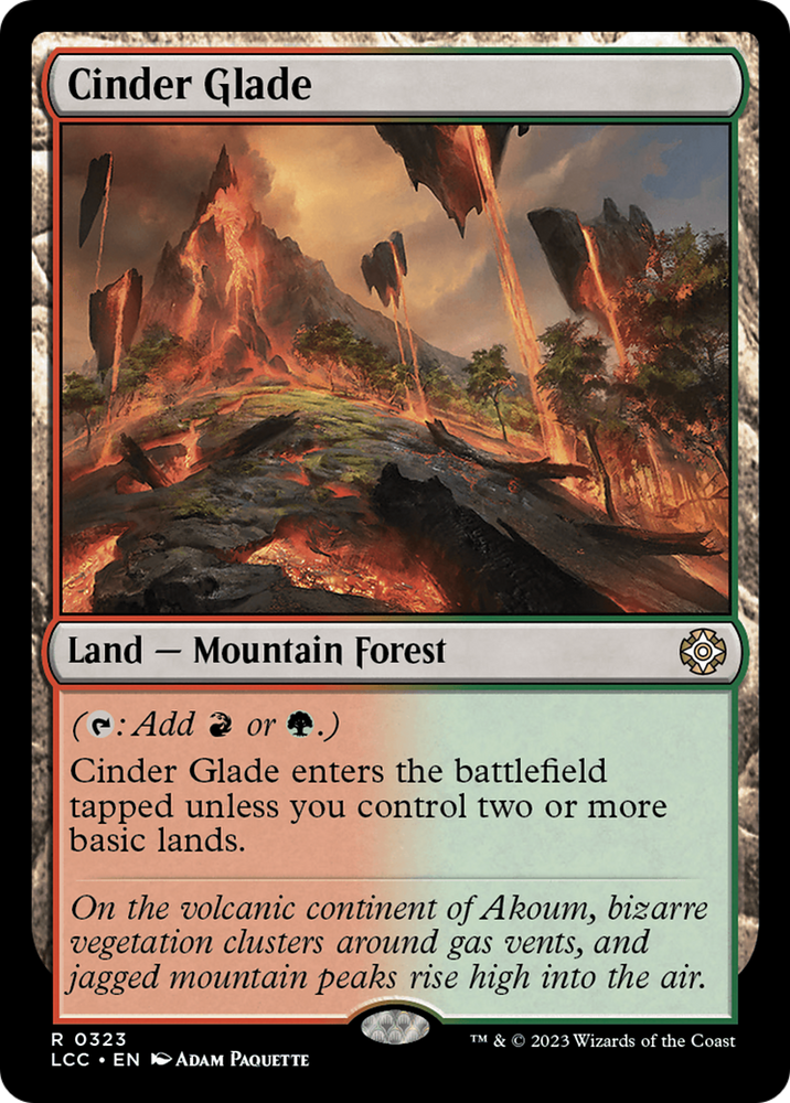 Cinder Glade [The Lost Caverns of Ixalan Commander] Magic: The Gathering