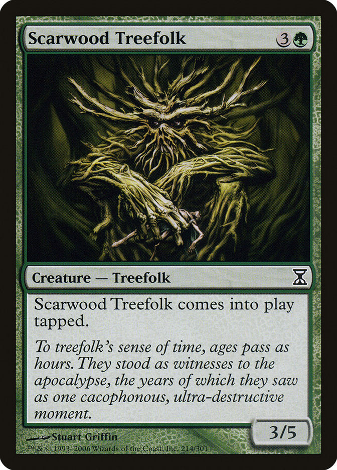 Scarwood Treefolk [Time Spiral] Magic: The Gathering