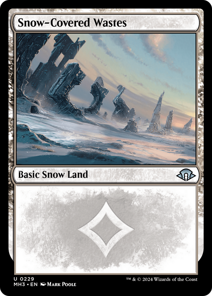 Snow-Covered Wastes (0229) [Modern Horizons 3] Magic: The Gathering