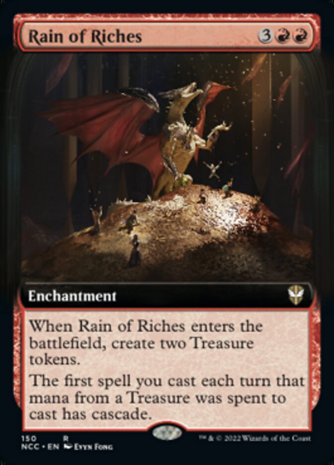 Rain of Riches (Extended Art) [Streets of New Capenna Commander] Magic: The Gathering