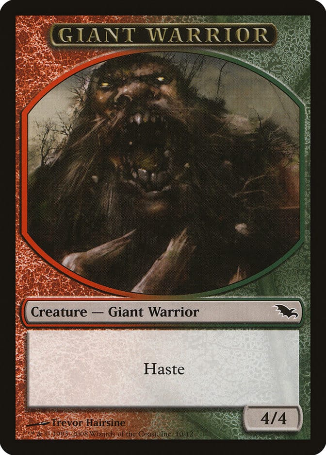 Giant Warrior Token [Shadowmoor Tokens] Magic: The Gathering