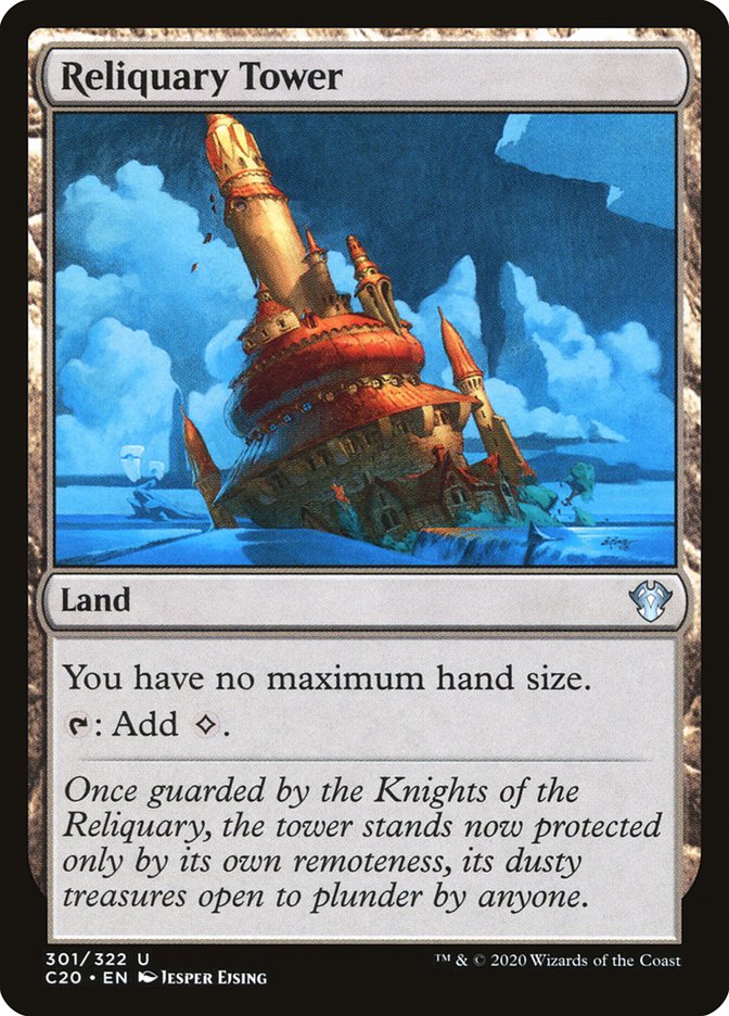 Reliquary Tower [Commander 2020] Magic: The Gathering