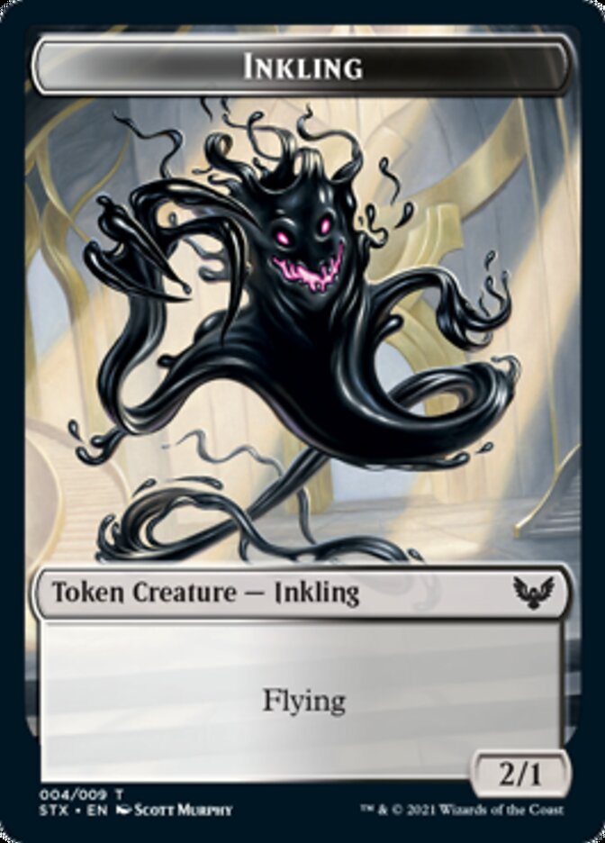 Inkling Token [Strixhaven: School of Mages Tokens] Magic: The Gathering