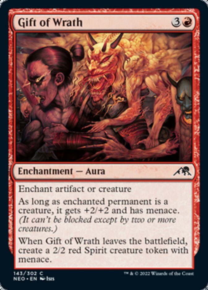 Gift of Wrath [Kamigawa: Neon Dynasty] Magic: The Gathering