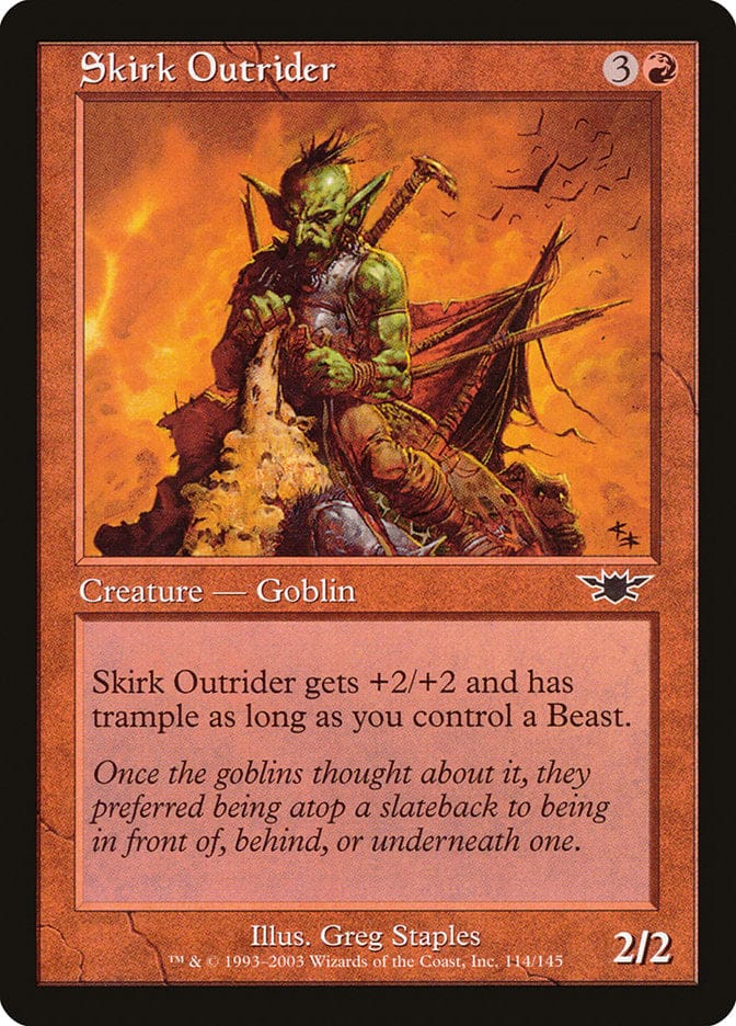Skirk Outrider [Legions] Magic: The Gathering