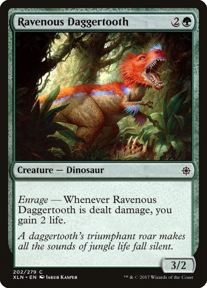 Ravenous Daggertooth [Ixalan] Magic: The Gathering