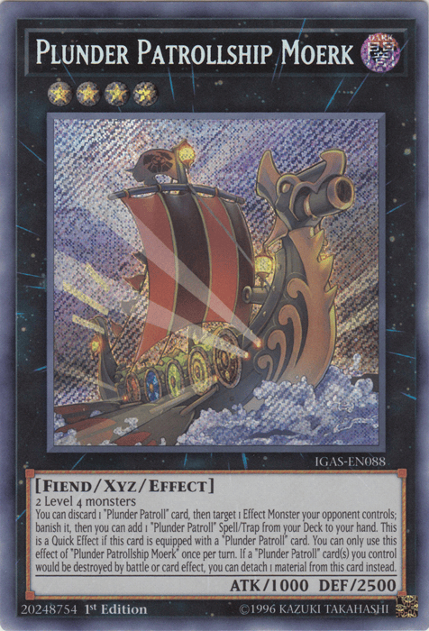 Plunder Patrollship Moerk [IGAS-EN088] Secret Rare - Yugioh Cards For Your TCG Needs!