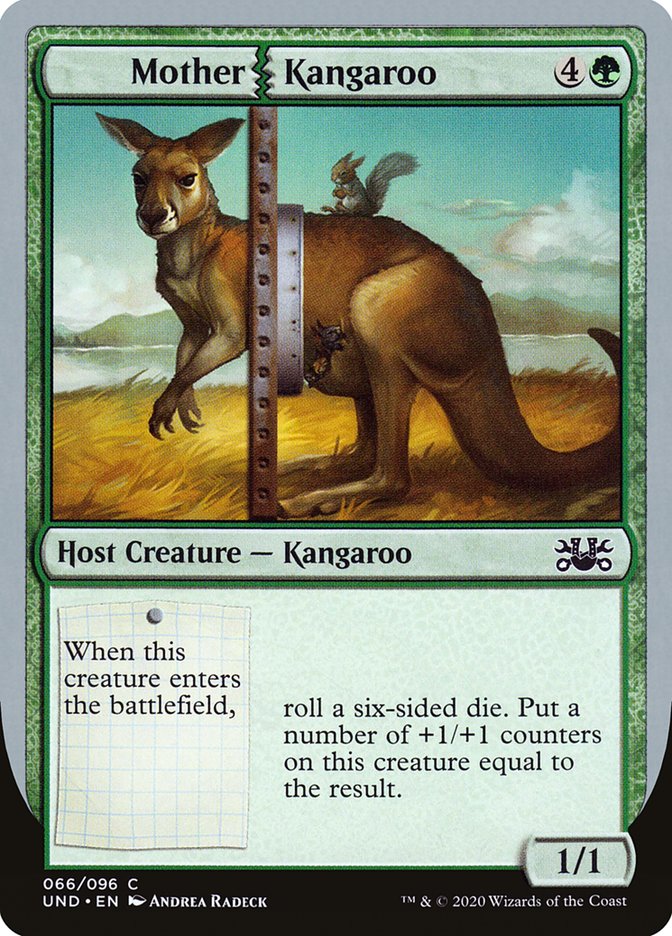 Mother Kangaroo [Unsanctioned] Magic: The Gathering