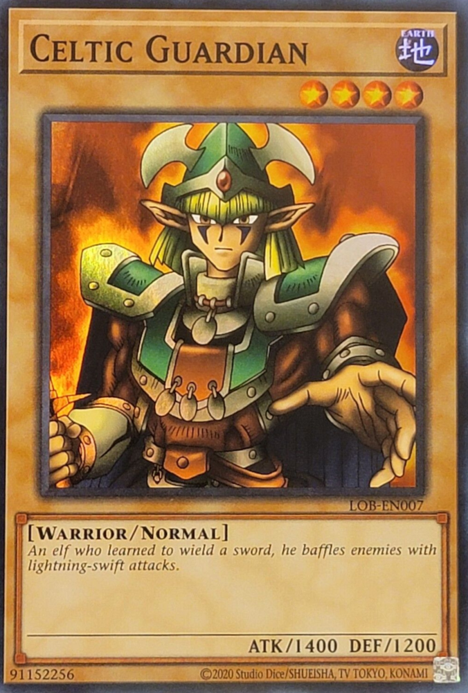 Celtic Guardian (25th Anniversary) [LOB-EN007] Super Rare - Yugioh Cards For Your TCG Needs!