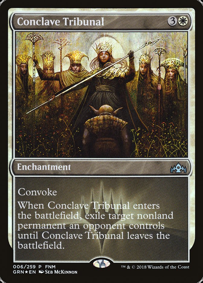 Conclave Tribunal (FNM) [Guilds of Ravnica Promos] Magic: The Gathering