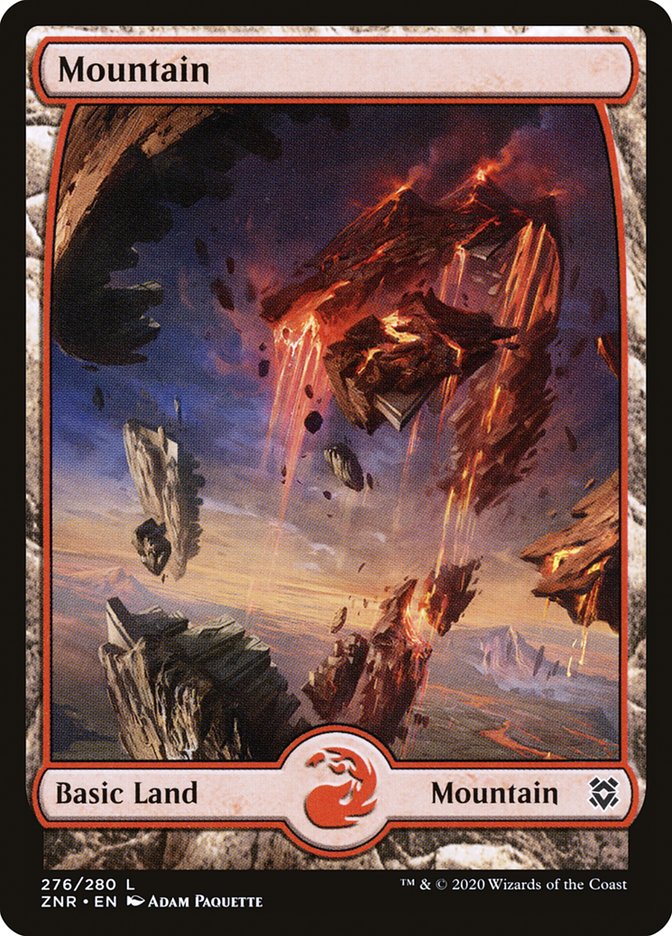 Mountain (276) [Zendikar Rising] Magic: The Gathering