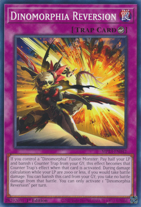 Dinomorphia Reversion [MP23-EN042] Common - Yugioh Cards For Your TCG Needs!