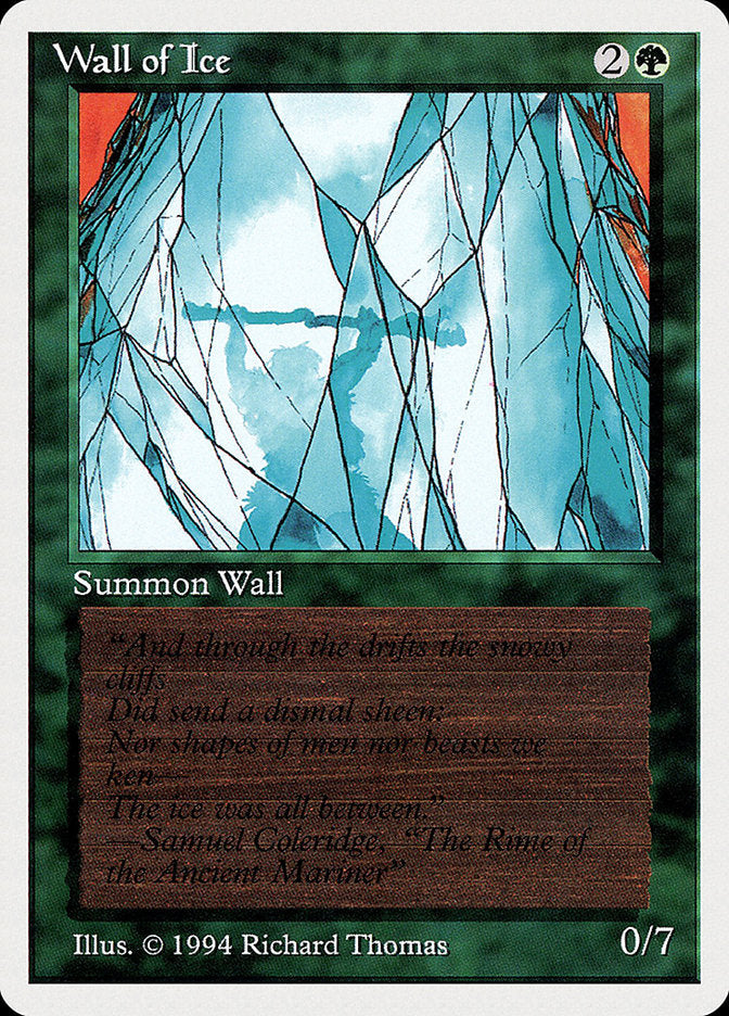 Wall of Ice [Summer Magic / Edgar] Magic: The Gathering