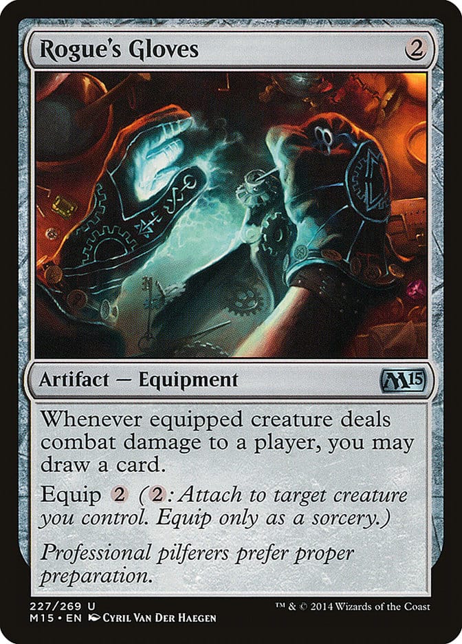 Rogue's Gloves [Magic 2015] Magic: The Gathering