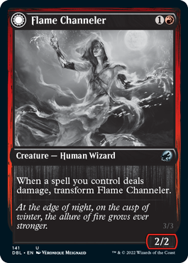 Flame Channeler // Embodiment of Flame [Innistrad: Double Feature] Magic: The Gathering