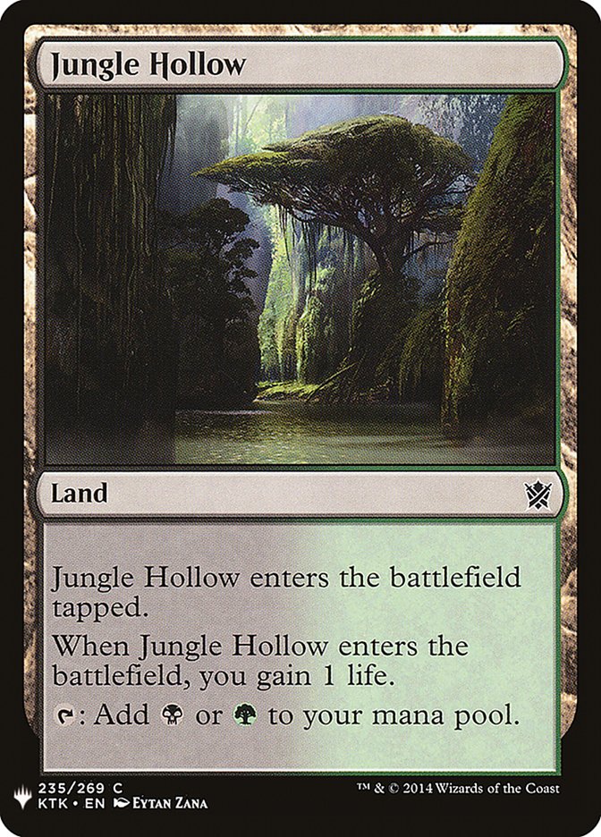 Jungle Hollow [Mystery Booster] Magic: The Gathering