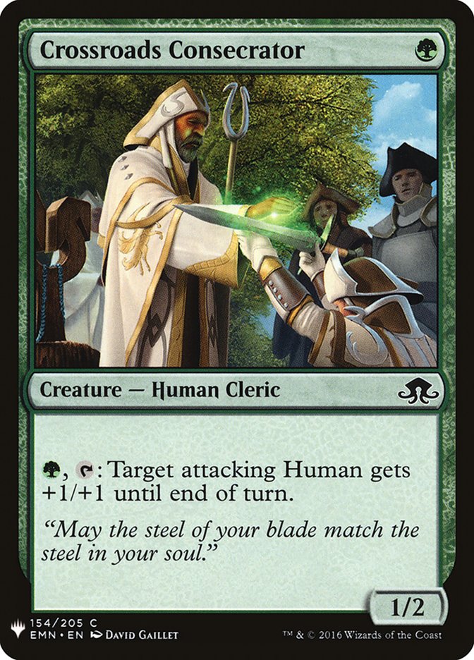 Crossroads Consecrator [Mystery Booster] Magic: The Gathering