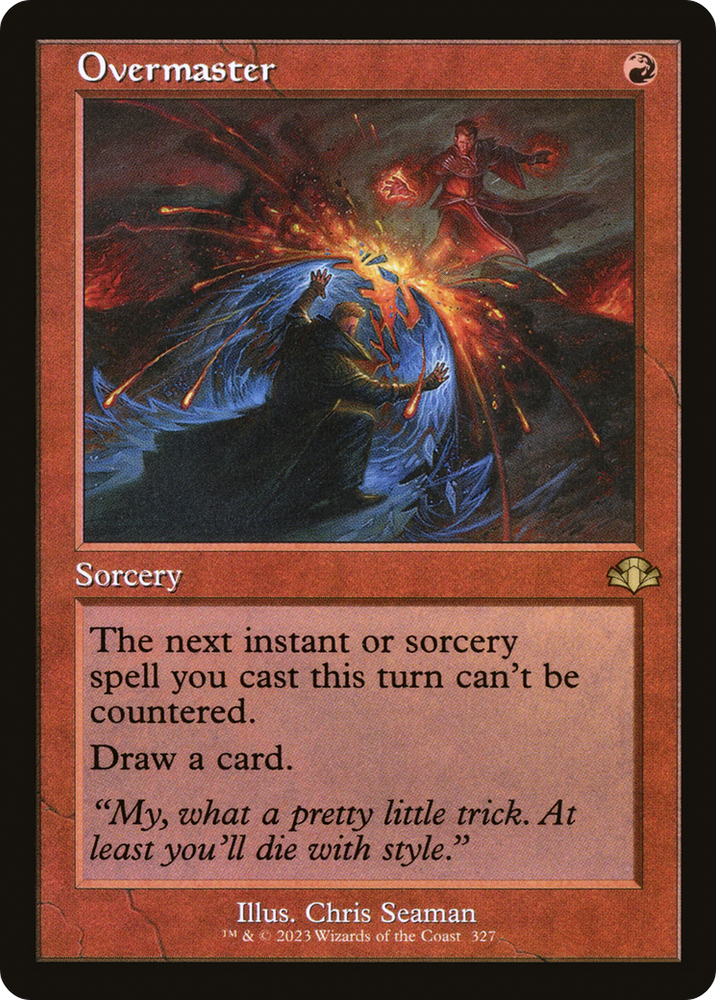 Overmaster (Retro) [Dominaria Remastered] Magic: The Gathering
