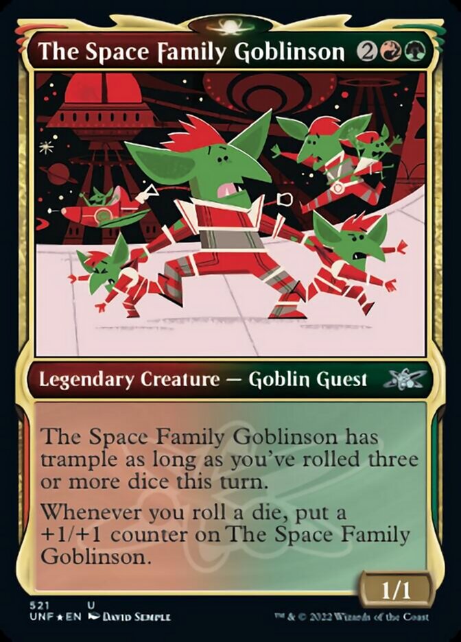 The Space Family Goblinson (Showcase) (Galaxy Foil) [Unfinity] Magic: The Gathering