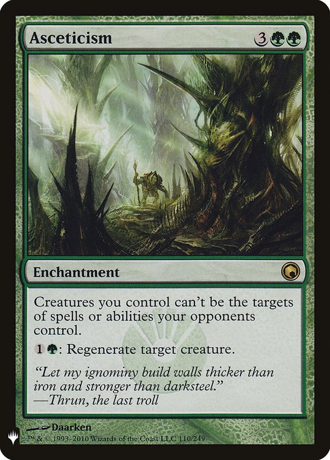 Asceticism [Mystery Booster] Magic: The Gathering