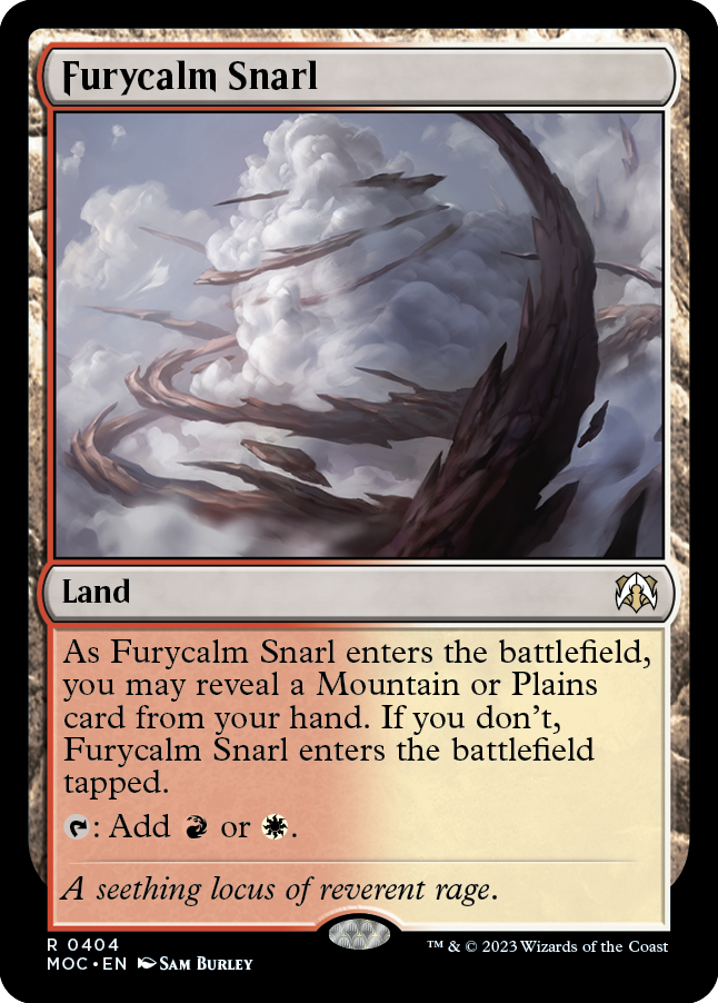 Furycalm Snarl [March of the Machine Commander] Magic: The Gathering