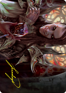 Voldaren Epicure 2 Art Card (Gold-Stamped Signature) [Innistrad: Crimson Vow Art Series] Magic: The Gathering