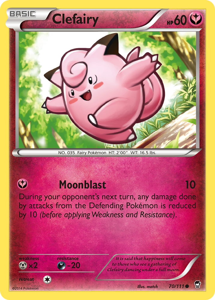 Clefairy (70/111) [XY: Furious Fists] Pokémon