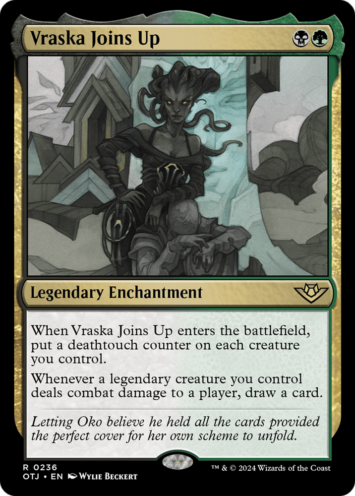 Vraska Joins Up [Outlaws of Thunder Junction] Magic: The Gathering