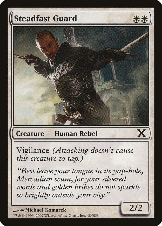Steadfast Guard [Tenth Edition] Magic: The Gathering