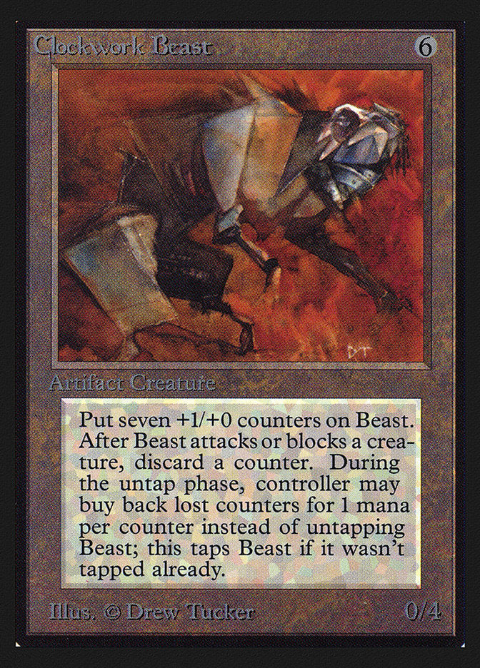 Clockwork Beast [Collectors' Edition] Magic: The Gathering