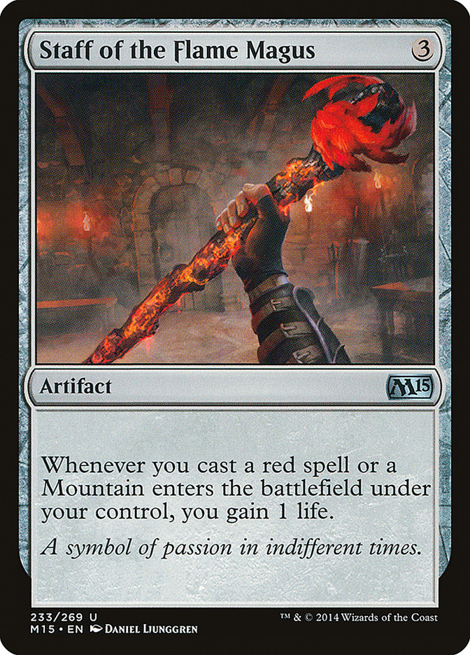 Staff of the Flame Magus [Magic 2015] Magic: The Gathering