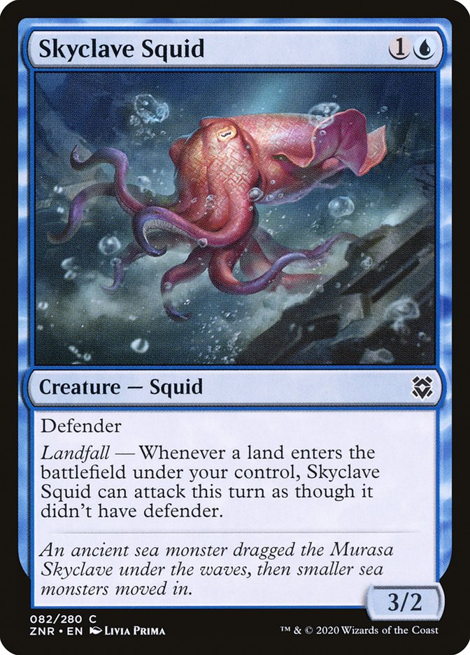 Skyclave Squid [Zendikar Rising] Magic: The Gathering