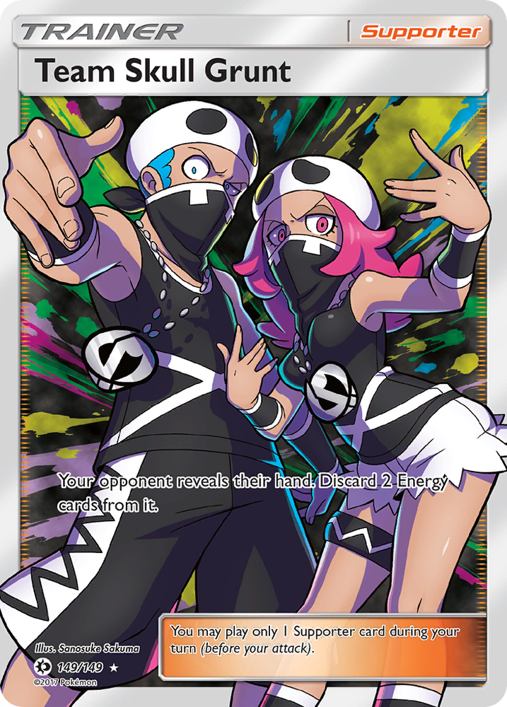 Team Skull Grunt (149/149) [Sun & Moon: Base Set] Pokémon