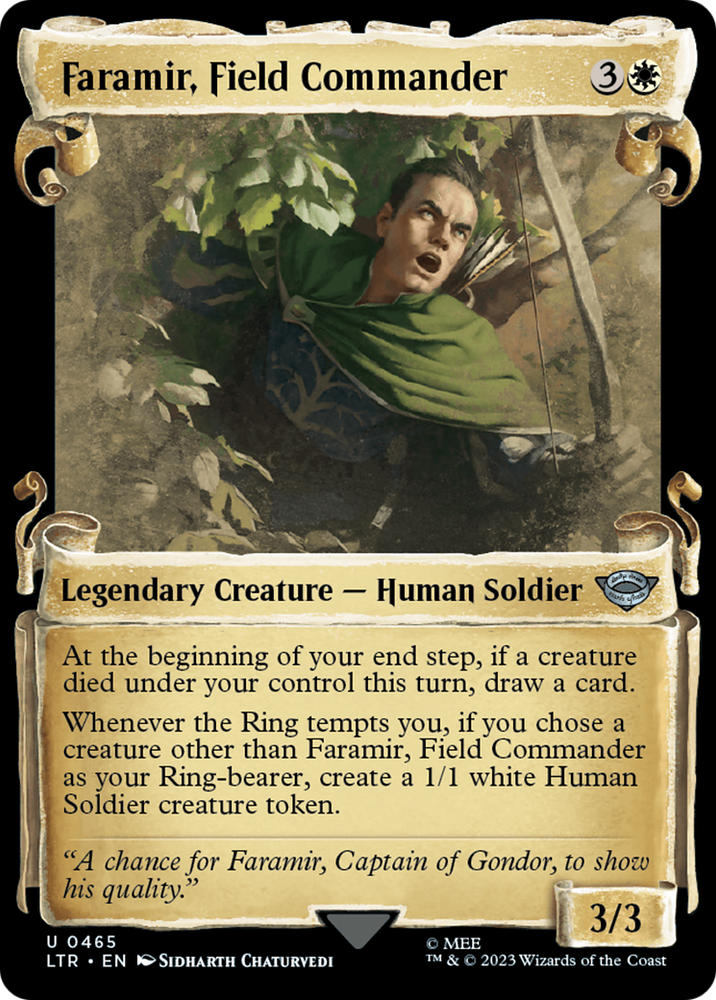Faramir, Field Commander [The Lord of the Rings: Tales of Middle-Earth Showcase Scrolls] Magic: The Gathering