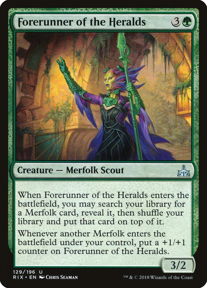 Forerunner of the Heralds [Rivals of Ixalan] Magic: The Gathering