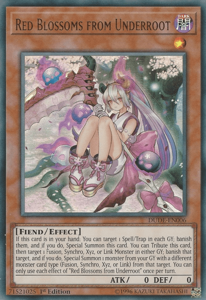 Red Blossoms from Underroot [DUDE-EN006] Ultra Rare - Yugioh Cards For Your TCG Needs!