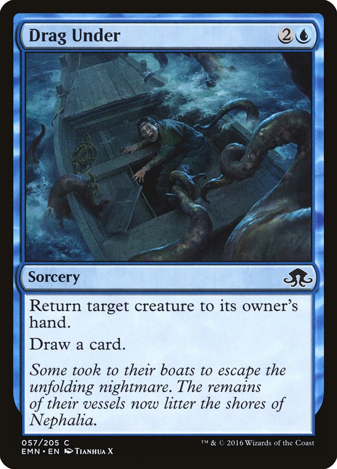 Drag Under [Eldritch Moon] Magic: The Gathering