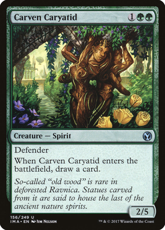 Carven Caryatid [Iconic Masters] Magic: The Gathering
