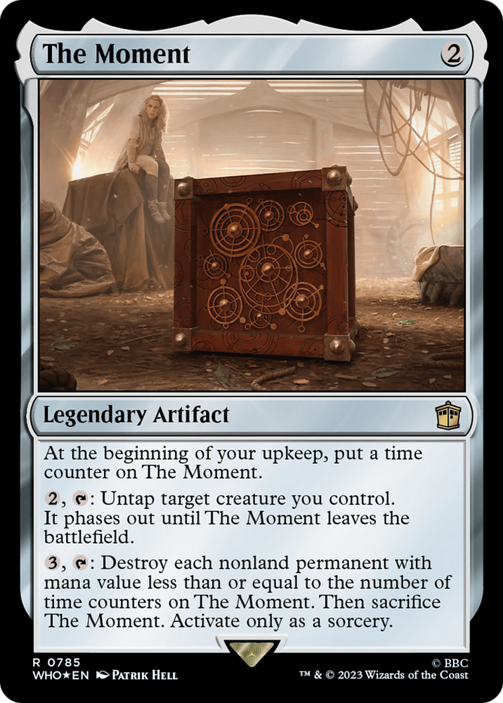 The Moment (Surge Foil) [Doctor Who] Magic: The Gathering