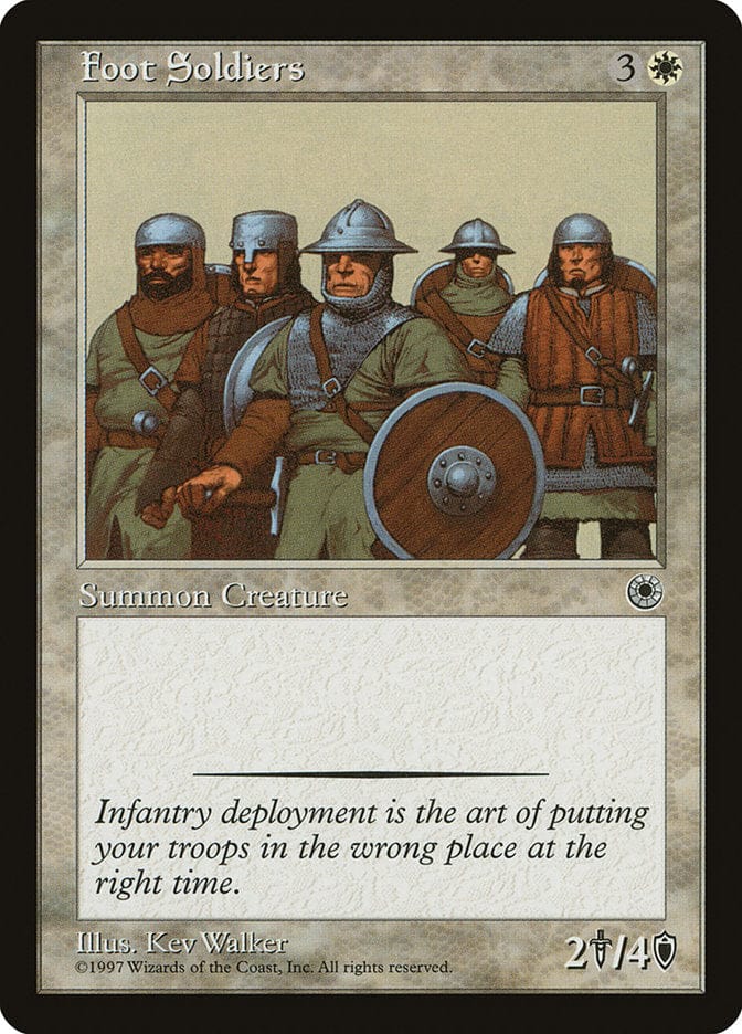 Foot Soldiers [Portal] Magic: The Gathering