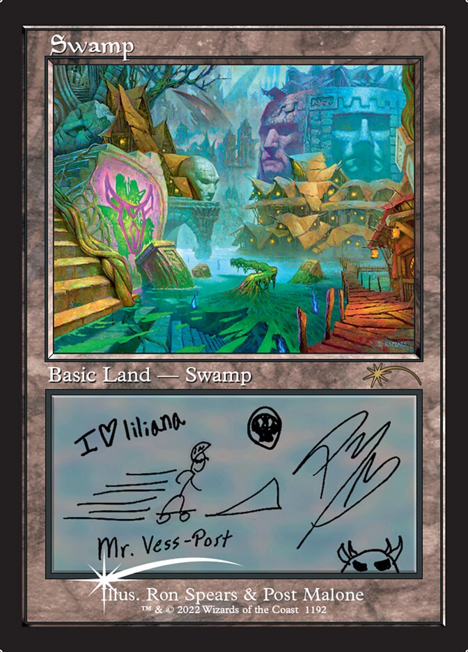 Swamp (1192) [Secret Lair Drop Series] Magic: The Gathering