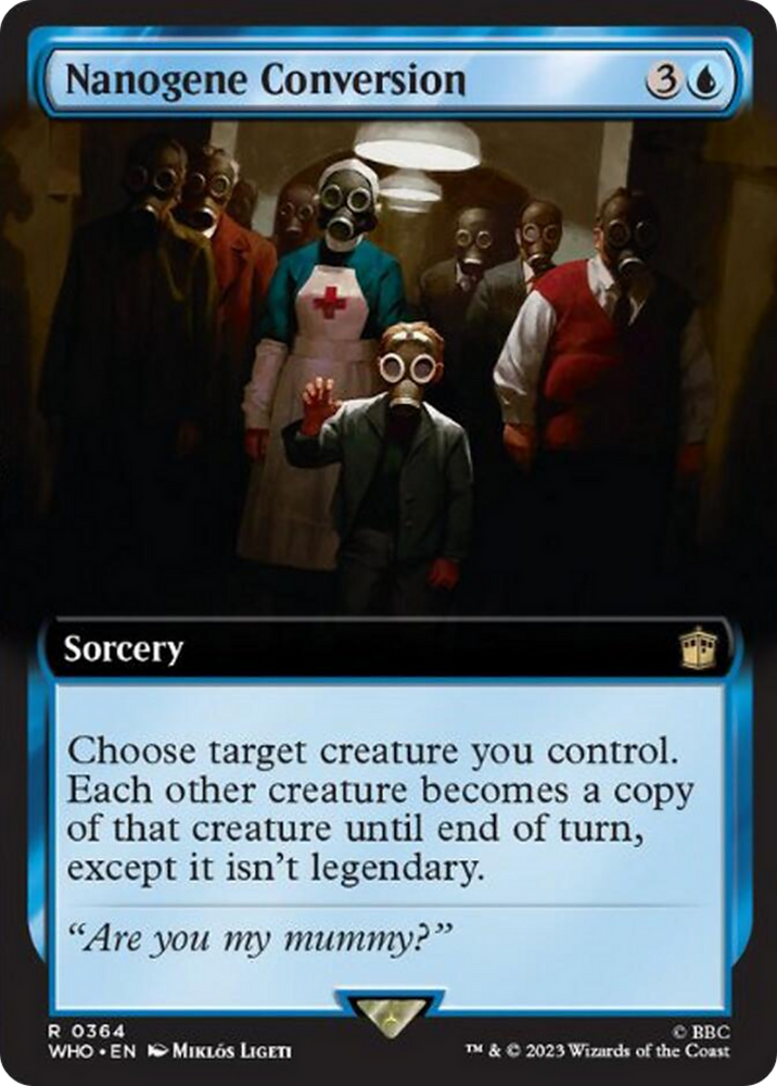 Nanogene Conversion (Extended Art) [Doctor Who] Magic: The Gathering